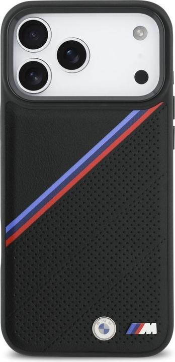 Immagine prodotto BMW Etui M Tricolor Metal Logo MagSafe do iPhone 17 Pro Max czarny (Apple iPhone 17 Pro Max)