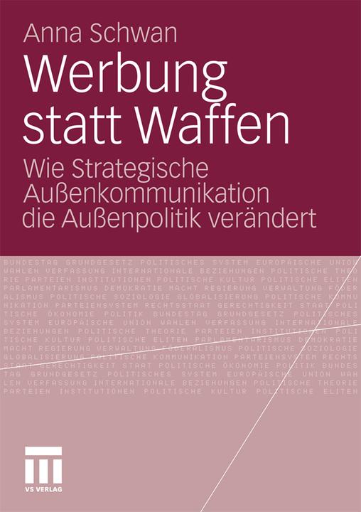 Produktbild Werbung statt Waffen (Deutsch, Anna Schwan, 2011)
