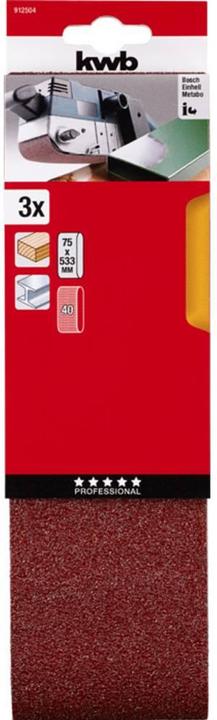 Actual product image kwb Sanding belt (40)