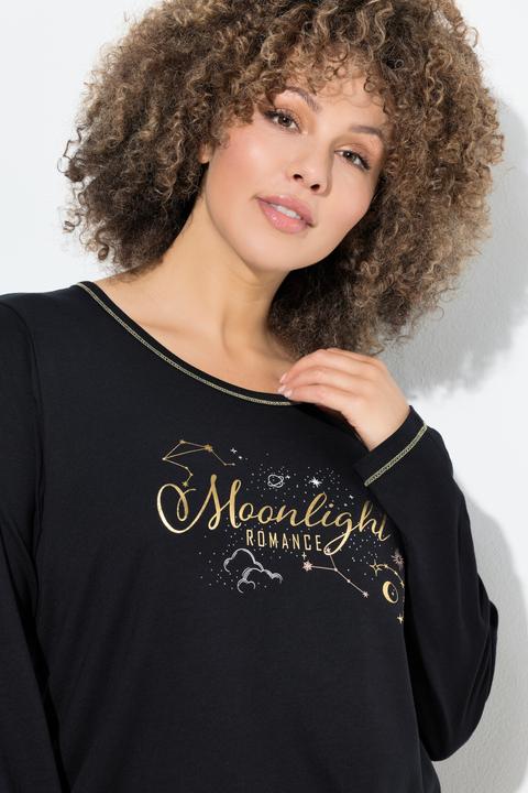 Produktbild Ulla Popken Pyjama, Sterne, Rundhals, Langarm (60)