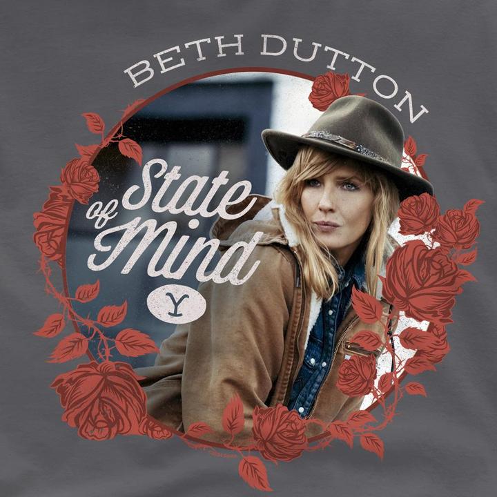 Actual product image Yellowstone Mens State Beth Dutton T-Shirt (M)