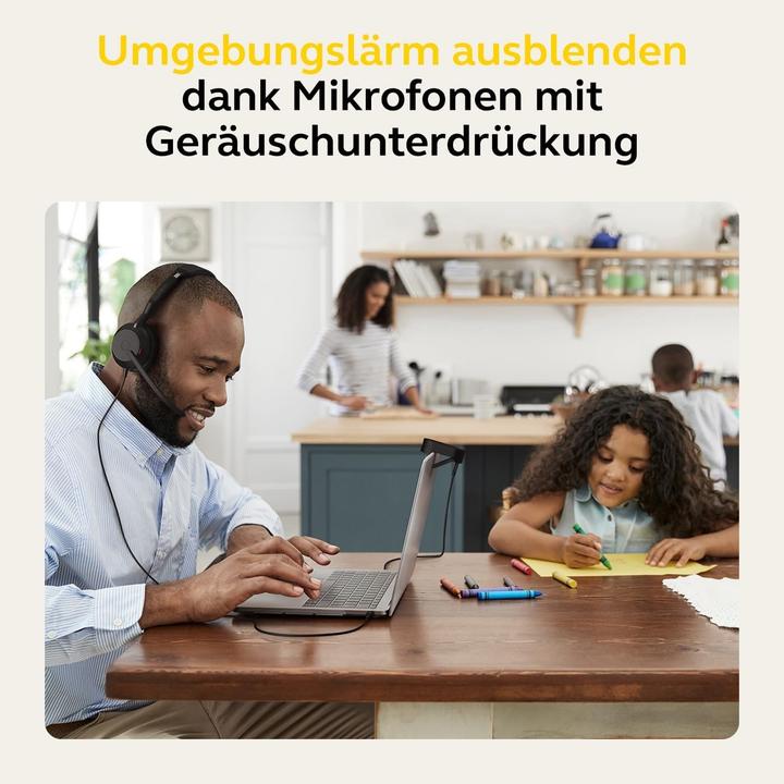 Productafbeelding Jabra Evolve2 50 USB-C UC Mono (Bedraad, USB-C, Microsoft Teams, Zoom)