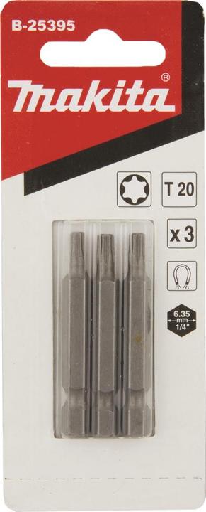 Produktbild Makita Screwdriver Bit 50mm Torx 20 3pcs