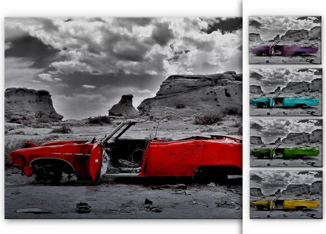 Immagine prodotto Trenddeko Cadillac Rosso (60 x 40 cm)