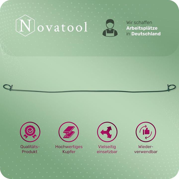 Produktbild Novatool Ösendraht (0.20 m)