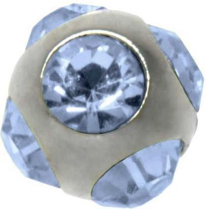 Produktbild Bijouteria 1.2mm Piercing-Kugel (Chirurgenstahl 316L, Kristall)