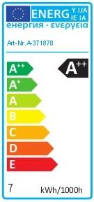 Energie-Label Shyne Leuchtmittel (E27, 7 W, 806 lm, 1 x, E)