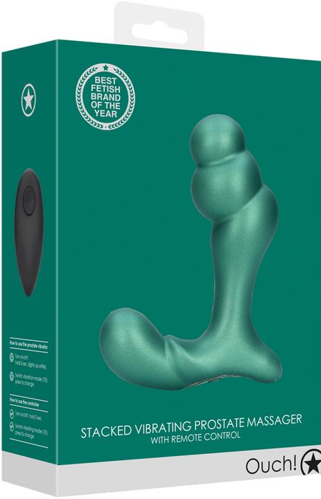 Image du produit Ouch! Masseur prostatique vibrant empilable avec télécommande