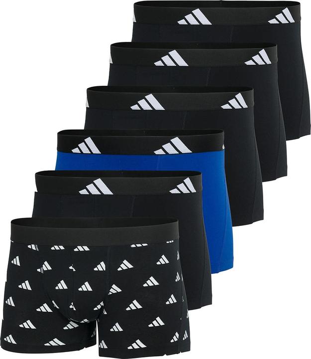 adidas 6er Pack Active Flex Cotton Retro Short / Pant (XXL, 6er Pack)