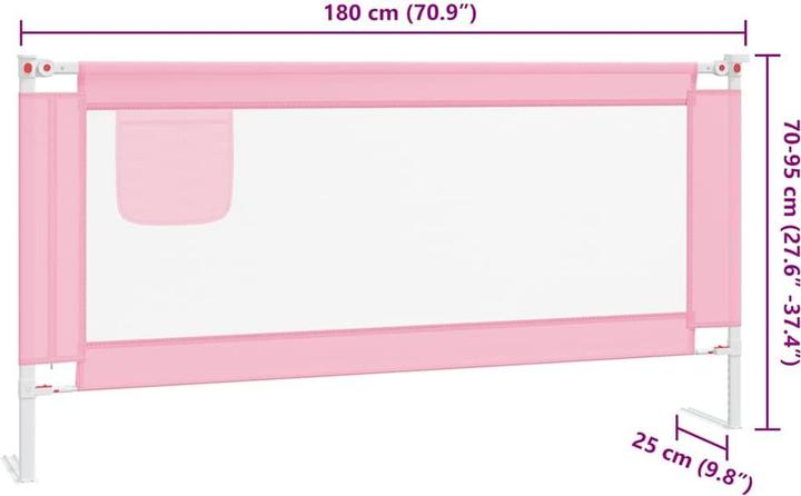 Produktbild vidaXL Bettgitter (190 cm)