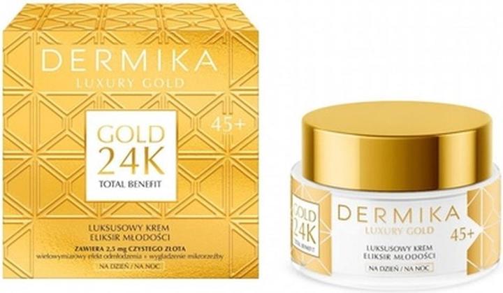 Dermika Dermical Luxury Gold 24k Luxury Cream-Elixir 45 50ml (Körpercreme, 50 ml)