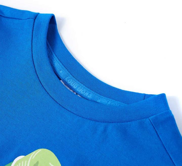 Image du produit vidaXL T-shirt enfant bleu clair 92,Composition : 100 % coton,Couleur (92)