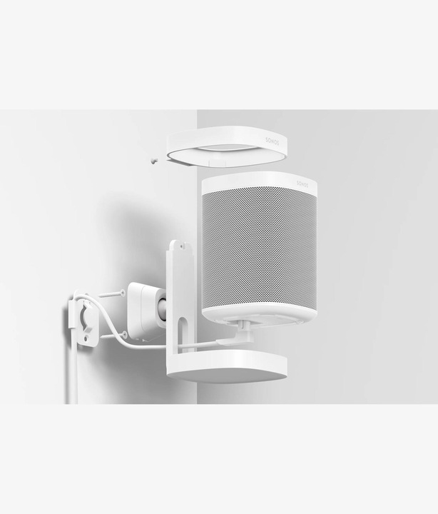 Immagine prodotto Sonos Montaggio a parete ONE bianco (1 pz., Installazione a parete, Perno di rotazione)