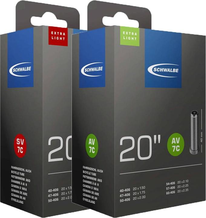 Productafbeelding Schwalbe AV 7C (Schrader (AV), 20", 40 mm)