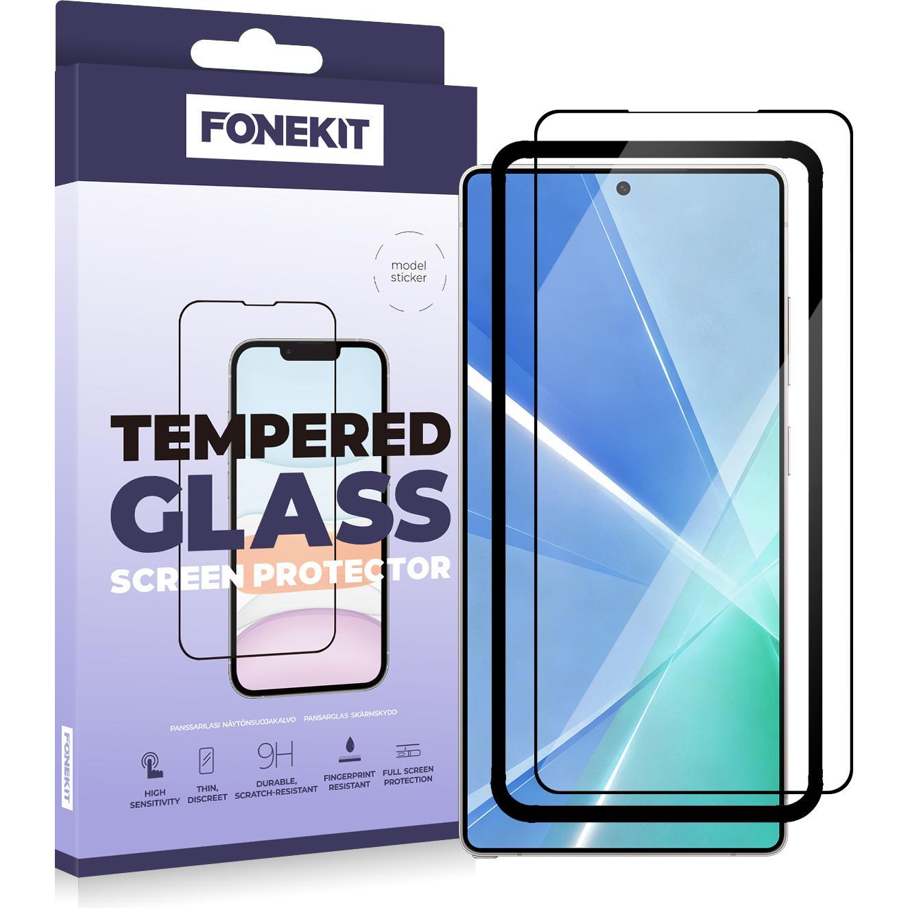 FoneKit Full Cover Tempered Glass, Samsung Galaxy S26 Ultra (Samsung Galaxy S26 Ultra), Pellicola protettiva smartphone, Trasparente