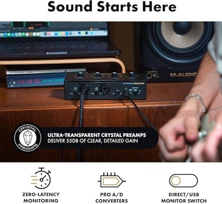 Actual product image M-Audio M-Track Duo HD Producer Pack (USB)