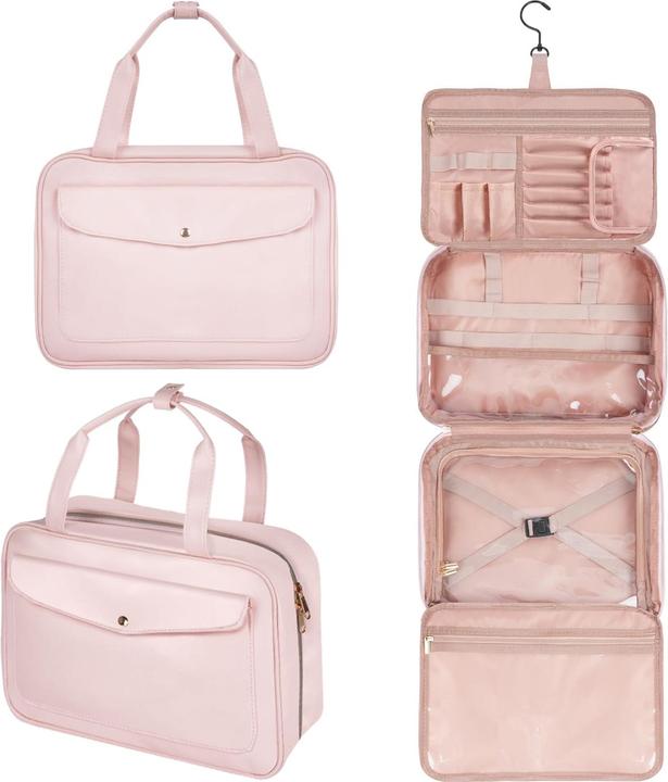 Produktbild Only-Bags.Store Reisekosmetiktasche, Kulturbeutel, Reisewaschbeutel, wasserdichter Kulturbeutel zum Aufhängen