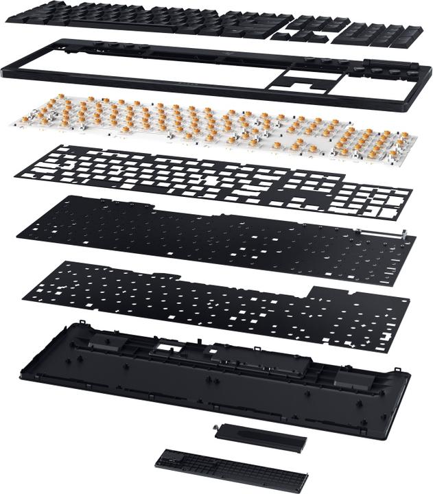 Produktbild Razer BlackWidow V4 Low-profile HyperSpeed (DE, Kabellos)
