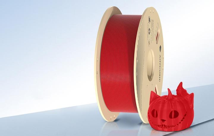 Productafbeelding Anycubic PLA 1 KG Filament (Red) (PLA, 1.75 mm, 1000 g, Rood)