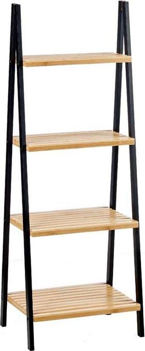 Immagine prodotto Berilo scaffale a 4 ripiani in bambù nero (30 x 40 x 109.30 cm)