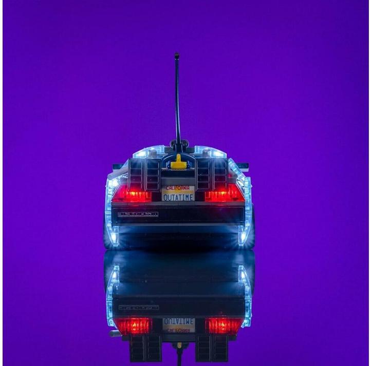 Actual product image Light my bricks LMB 2.0 LEGO® 77256# Time Machine From Back to the Future Light Kit
