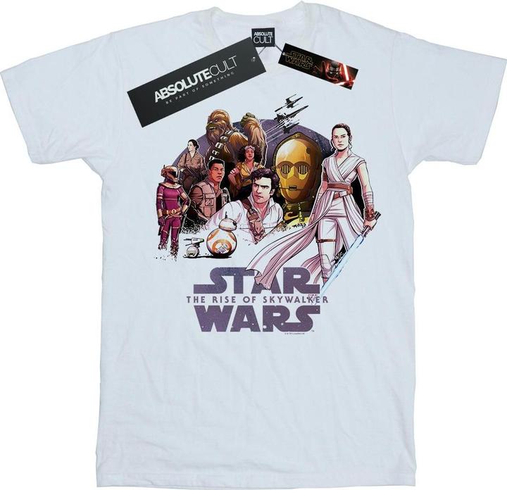 Actual product image Star Wars d Group Womens/Ladies Cotton Boyfriend T-Shirt (5XL)