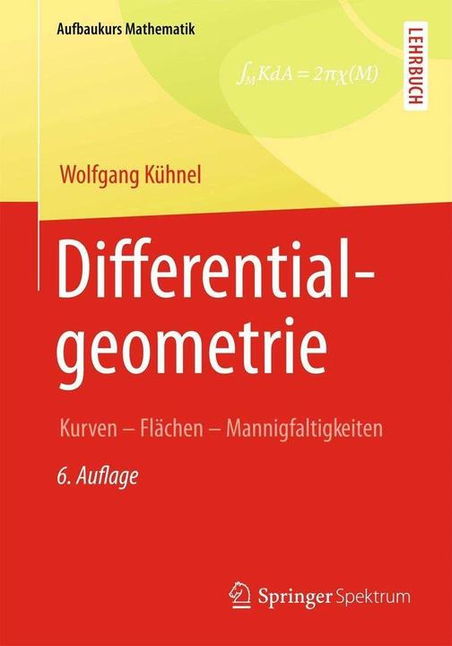 Produktbild Differentialgeometrie (Deutsch, Wolfgang Kühnel, 2012)