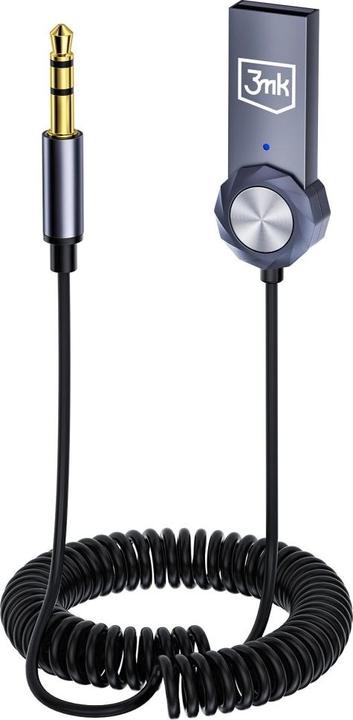 Produktbild 3MK Bezprzewodowy adapter audio Audio Bluetooth Adapter Jack 3.5mm 2w1 (Sender & Empfänger)