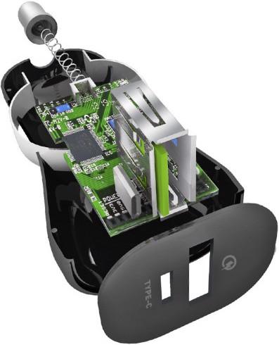 Actual product image SBS car charger