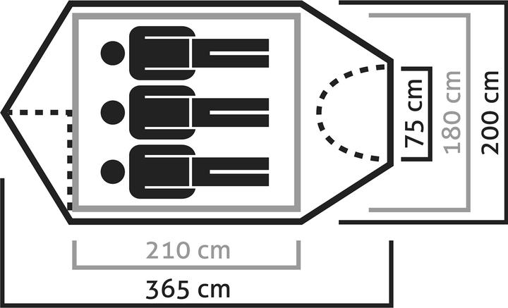 Produktbild Salewa Sierra Leone Iii Tent (3.58 kg, 3 Personen)