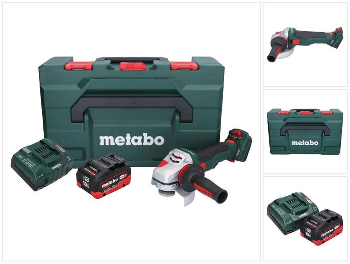 Produktbild Metabo WVB 18 LTX BL 15-125 Quick Akku Winkelschleifer 18 V 125 mm Brushless + 1x Akku 10,0 Ah + (125 mm)