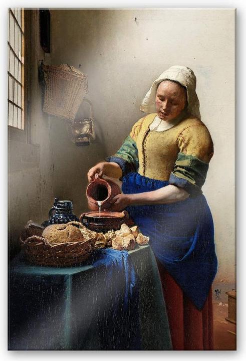 Actual product image Trenddeko Vermeer - The girl with the milk jug (100 x 150 cm)