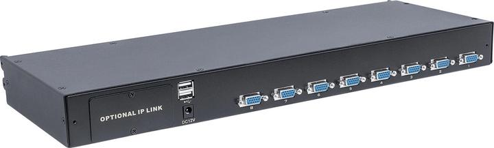 Immagine prodotto Intellinet Switch KVM modulare a 8 porte con interfaccia VGA Da usare con console LCD montate su rack 50803...