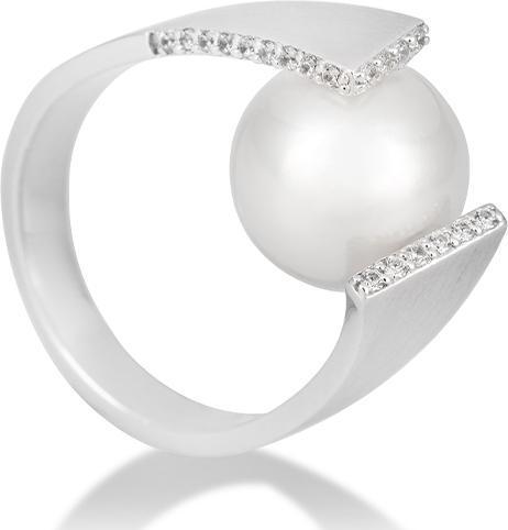 Image du produit Breuning BAGUE - PERLE DU SUD-ZP/brill. 0,143 Ct H/si (53, Or 750/18 K)
