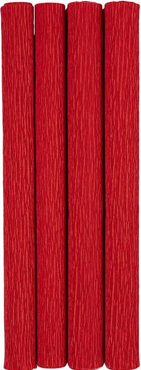 Immagine prodotto Creativ Company Krepppapier 4 Rollen 25 x 60 cm, Rot (105 g/m², 1 x)