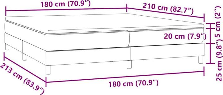 Produktbild vidaXL Carna (180 x 210 cm)