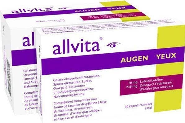 Actual product image Allvita Augen (90 pcs., Capsules, 624 ml)