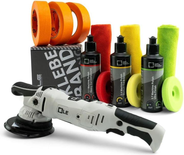 Liquid Elements Poliermaschine T3200 Set (Exzenterpolierer, 750 W)