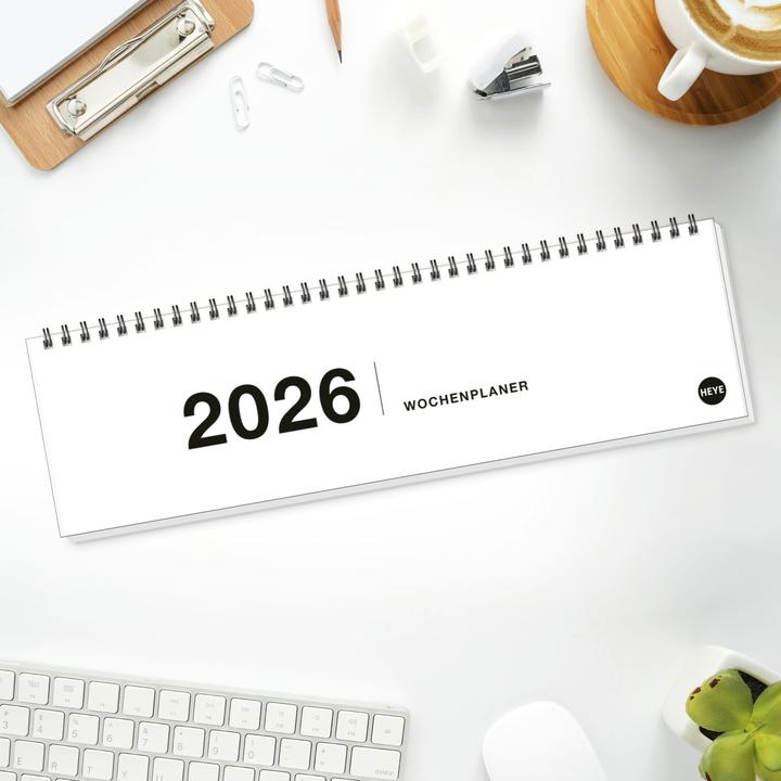 Produktbild Black&White Wochenquerplaner 2026