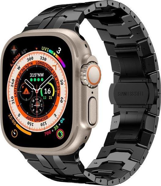 Image du produit MU Style OH Series Bracelet de remplacement Iron Man en acier inoxydable (20 mm, Acier inoxydable, Largeur de l'ergot 20 mm)