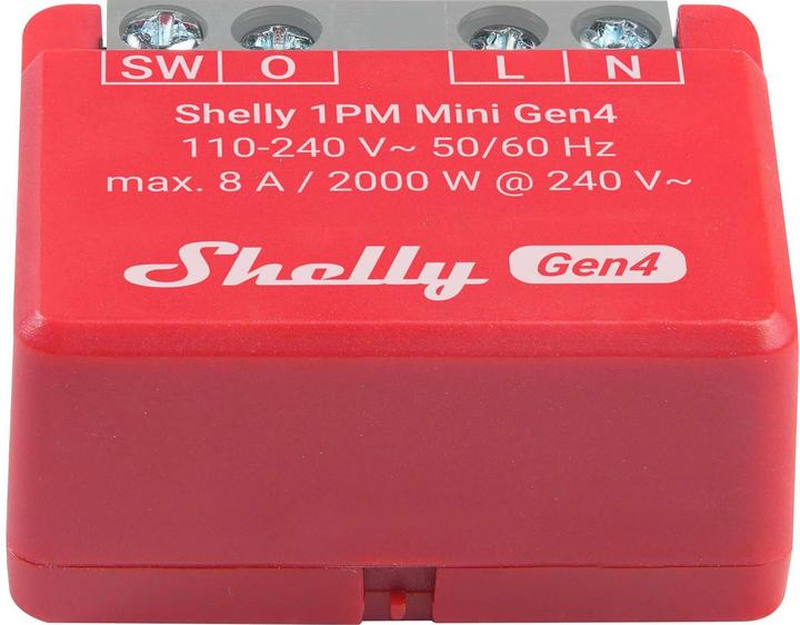 Produktbild Shelly 1PM Mini Gen4 (Schaltaktor)