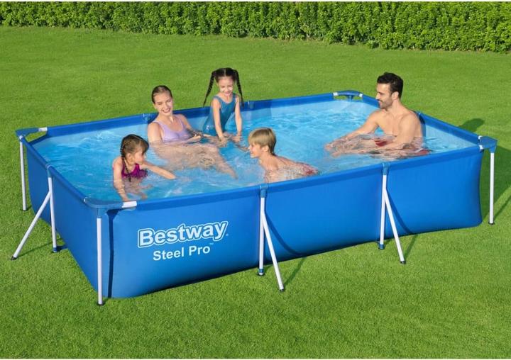 Produktbild Bestway Swimming Pool Steel Pro rechteckig (300 x 201 x 66 cm)