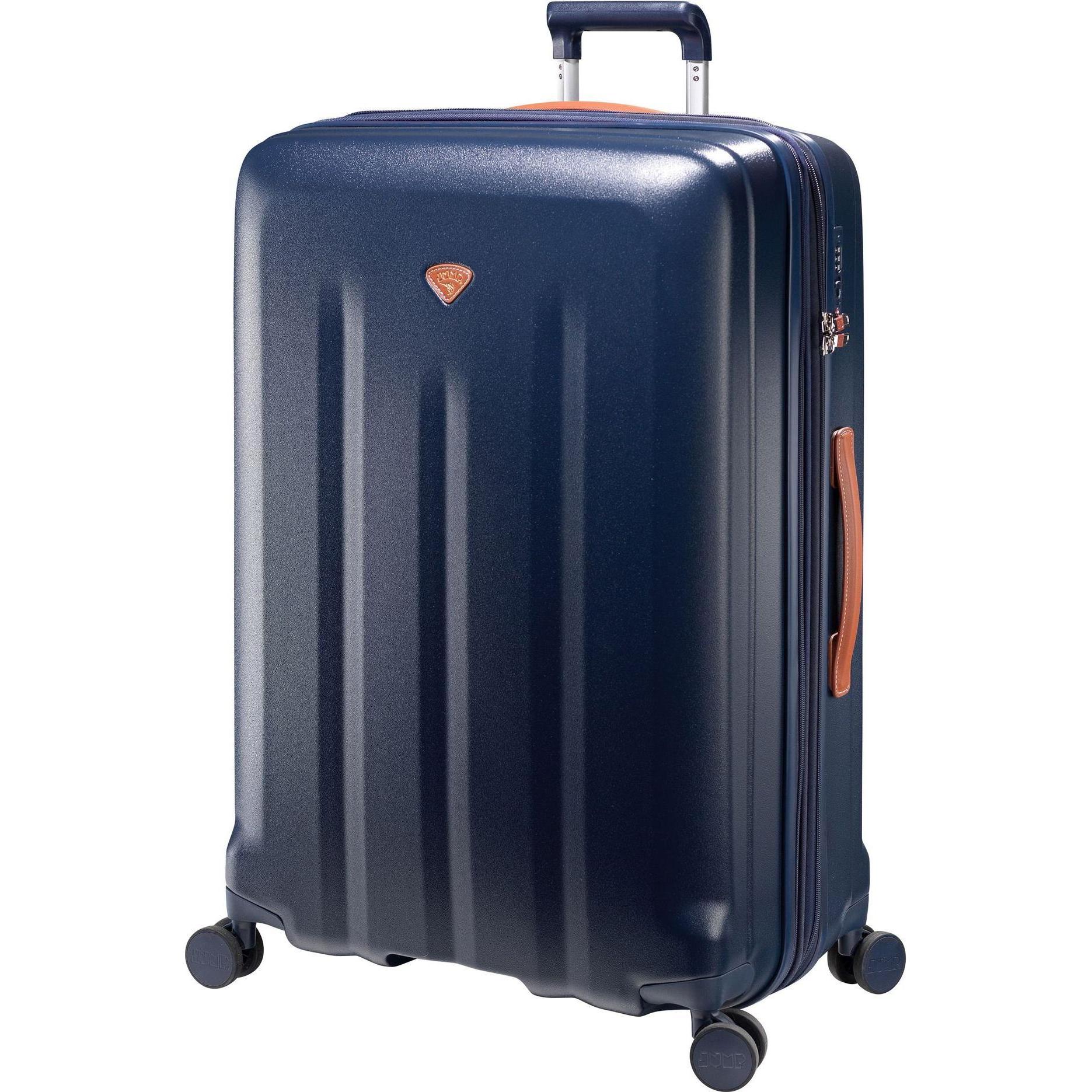 Jump, Koffer, Uppsala 4-Rollen Trolley 79 cm, Blau, (115 l, XL (ab 115l))