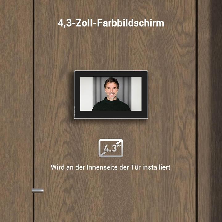 Image du produit EZVIZ WLAN Türspion mit 4,3-Zoll-Farbbildschirm (Numérique)