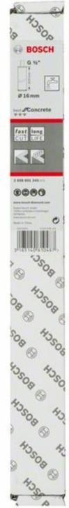Immagine prodotto Bosch Professional Zubehör Carotatrice diamantata G 1/2" Best for Concrete, 16 mm, 300 mm (16 mm)