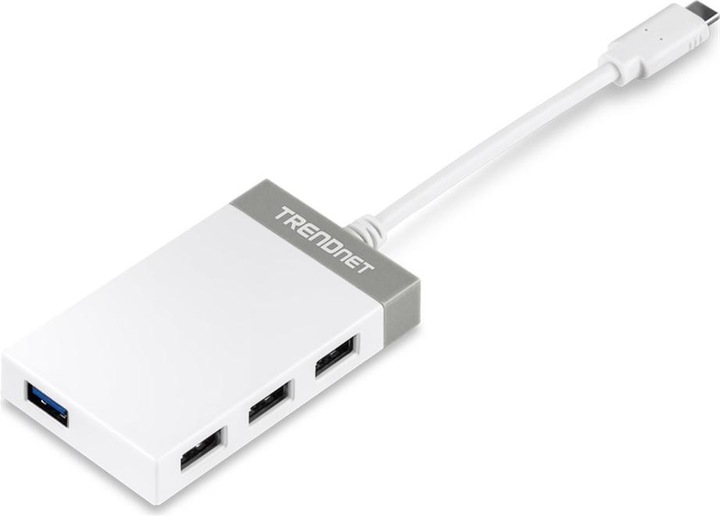 Image du produit Trendnet Hub USB 4 ports USB3.0 ultra-mini hub et USB-C (USB-C, 4 Ports)