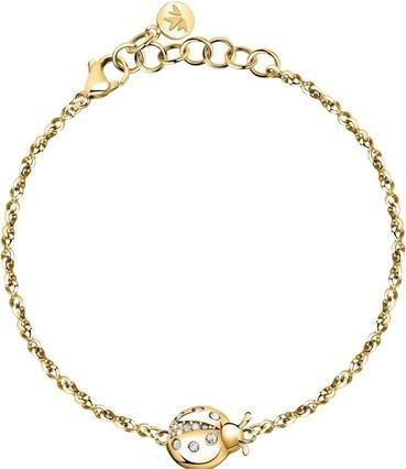 Actual product image Morellato Beautiful Istanti SAVZ08 Gold Plated Lucky Bracelet