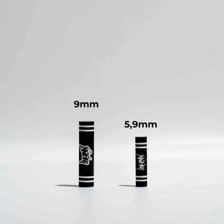 Actual product image Kailar Activated carbon filter 9mm Black White 100pcs