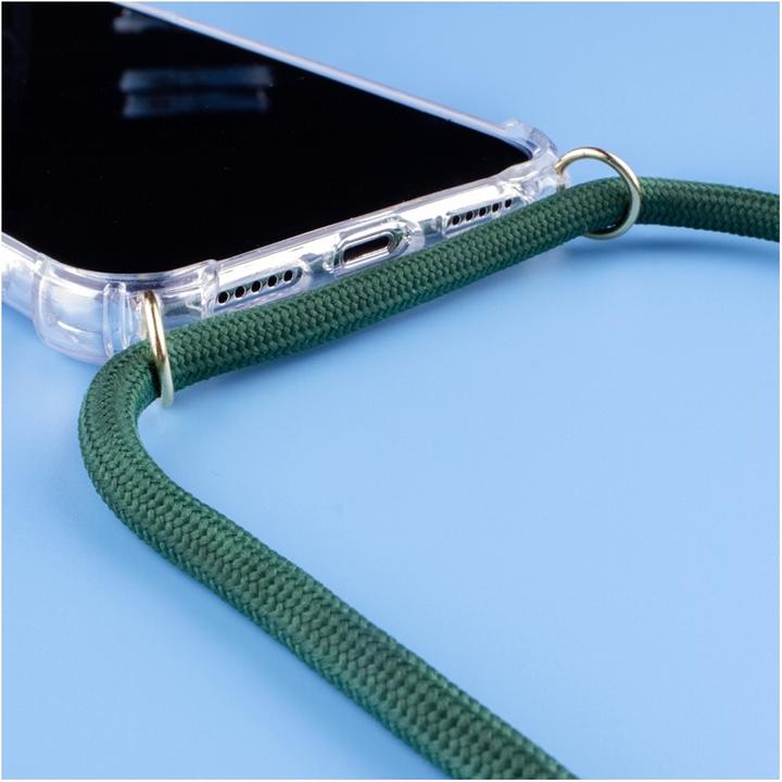 Actual product image Lookabe Necklace iPhone Xr gold green loo014