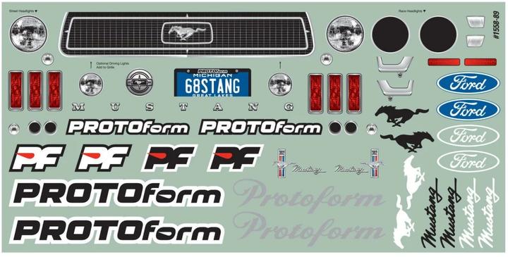 Immagine prodotto Pro-Line Protoform 68 Mustang